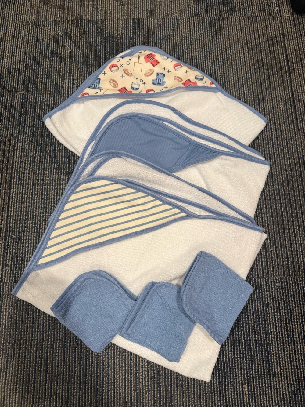 Baby Boy Sports Bath Set - microfiber